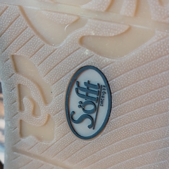 SOFFT Faedra Leather platform wedge sandals Black Size 8, 8 5M New - Picture 16 of 16